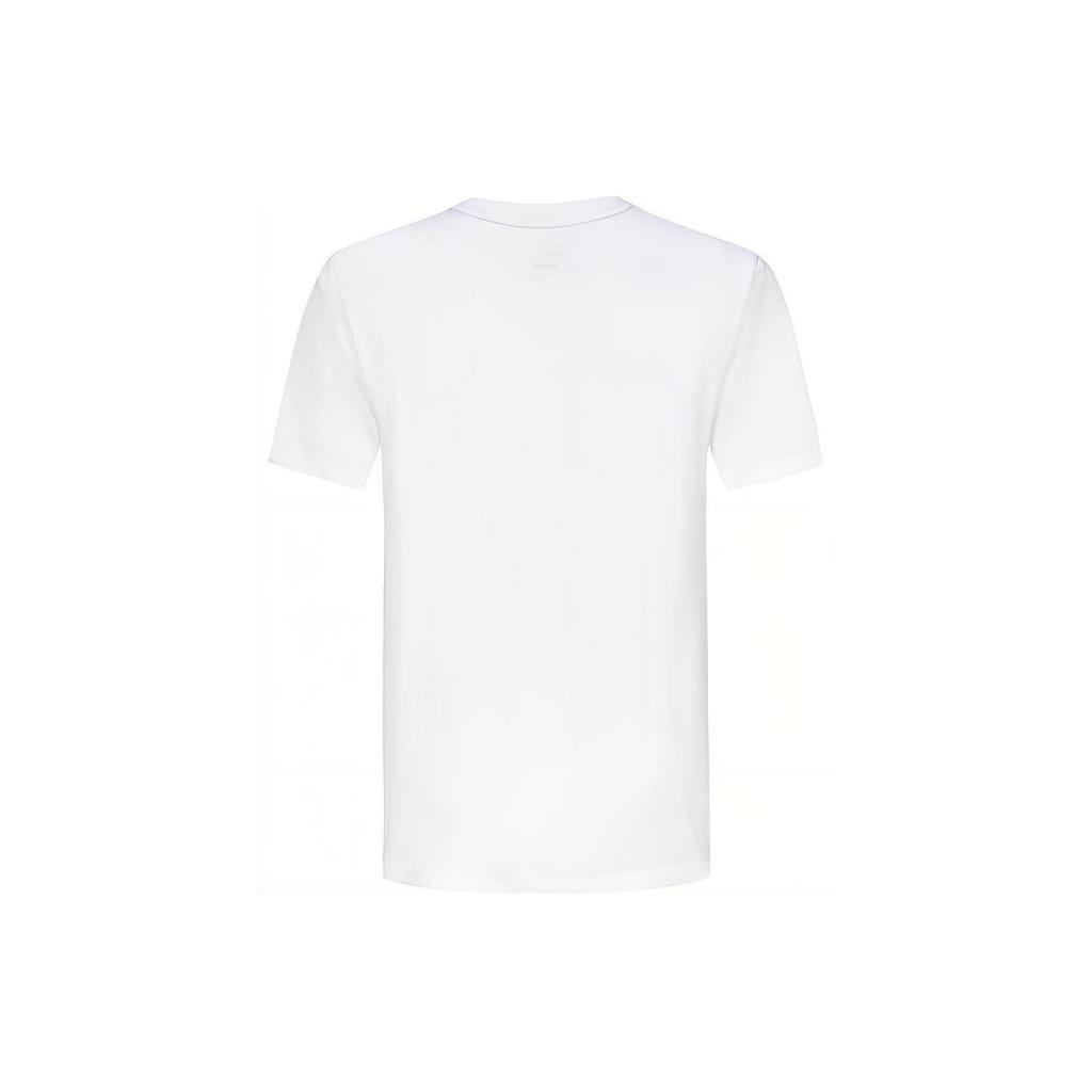 Adidas Printed Logo Casual Breathable Lightweight Quick-Dry Round Neck Short Sleeve T-Shirt Unisex Tops White ADICLTS24CTKP-WG