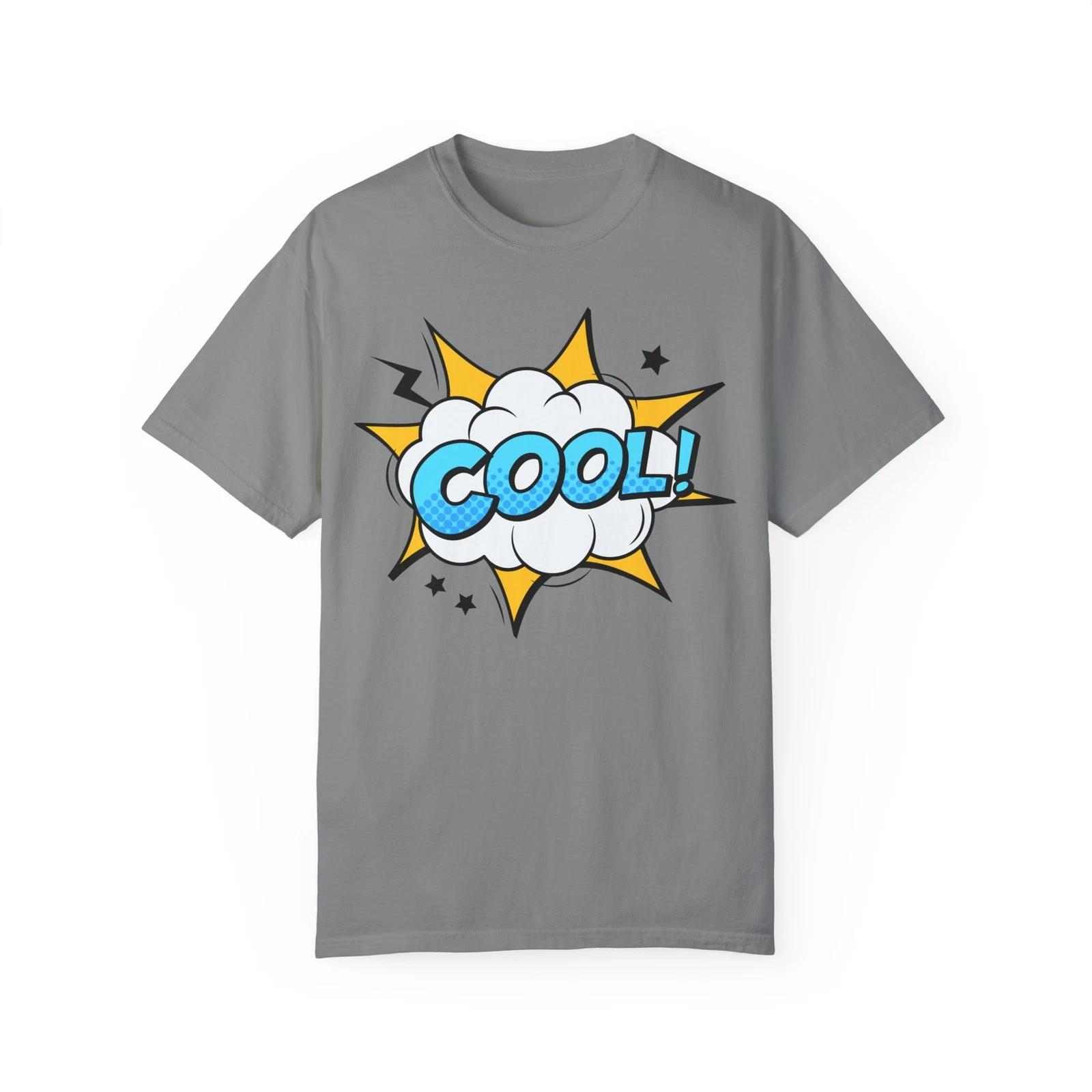 Прохладный! Элемент рисунка в стиле комиксов :: Унисекс футболка, окрашенная в готовом виде 2XL
