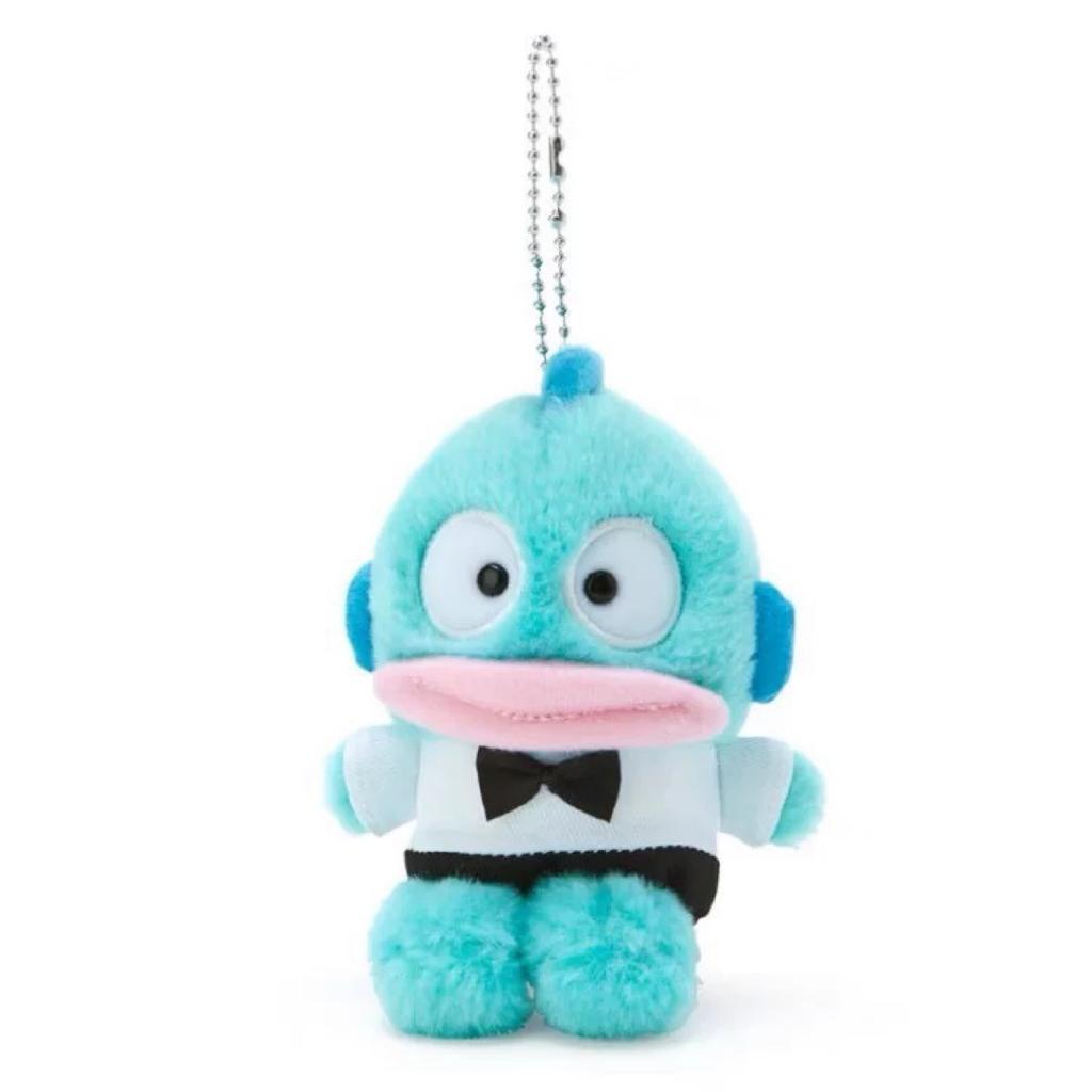Vintage Sanrio Plush Toy Keychains Retro Hangyodon My Melody Keroppi Keyring Anime Cartoon Pochacco Doll Toy Bag Pendant Gift