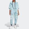 Adidas X Stella McCartney Striped Stand Collar Casual Jacket Women Jacket Grey Blue HR6575