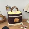 Dopamine Color Cute Cabin Makeup Bag Kawaii Toiletry Bag Portable Handheld Cosmetic Case  Travel