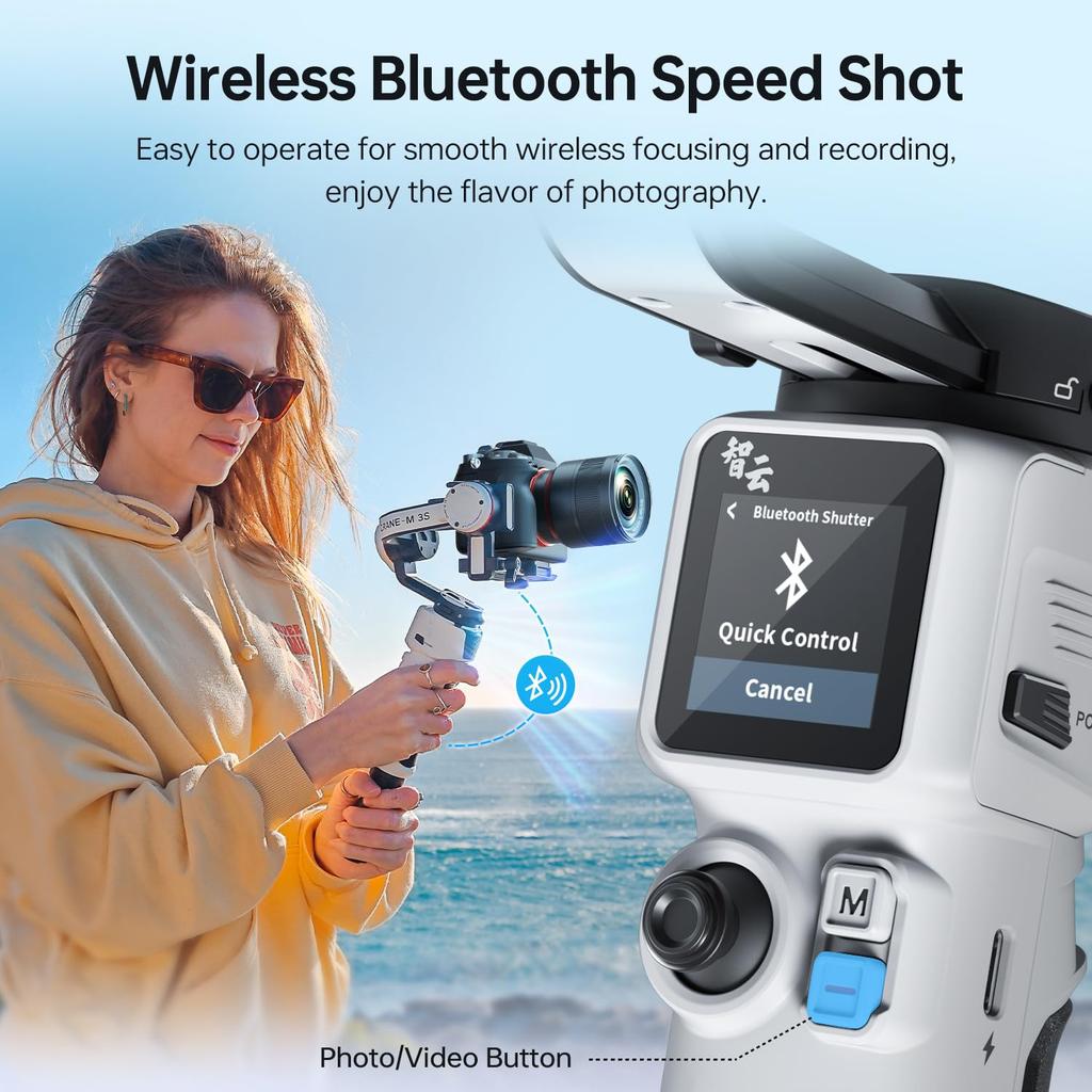 Flagship ZHIYUN CRANE M3S Gimbal Stabilizer for Mirrorless Action and Smartphones [Official Store] 3-Axis Cameras, GoPro, Cameras, (1-Year Warranty)