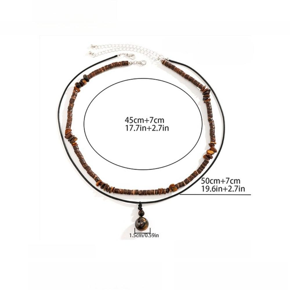 European and American Fashion Necklace Set Male Hip-hop Niche Stacked Wearing Sweater Chain Jewelry Male