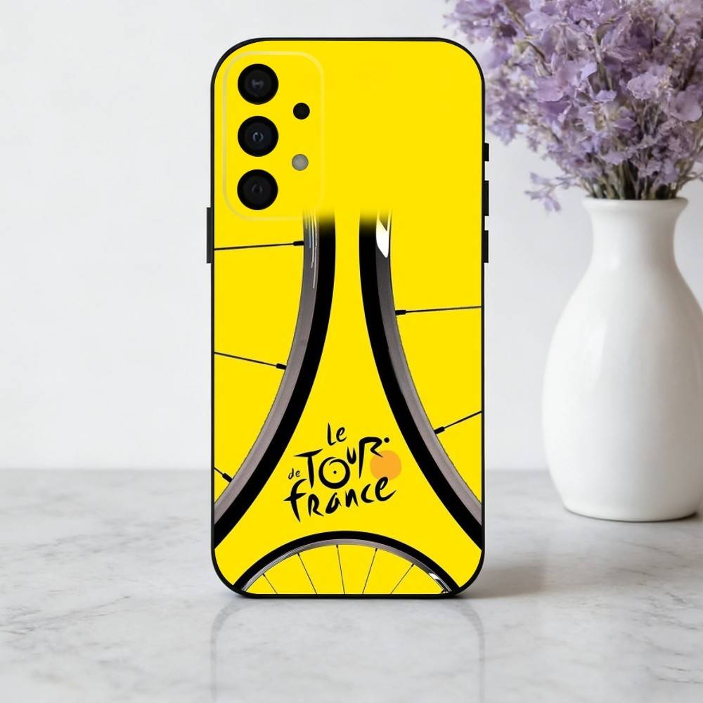 

T-Tour De France B-Bike R-Rainbow Phone Case For Samsung Galaxy A73,A72,A71,A70,A53,A52,A51,Soft Silicone Black Cover Samsung a12