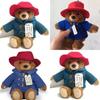 Urso Paddington Fofo Brinquedo de Pelúcia Boneco Com Suéter 29cm/11,42in