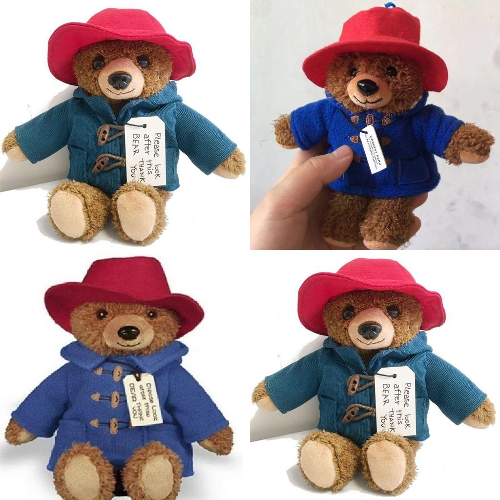 Urso Paddington Fofo Brinquedo de Pelúcia Boneco Com Suéter 29cm/11,42in