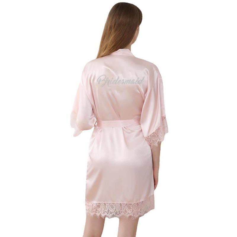 Plus Size Women's Summer Cardigan High Grade Lace Lace Pajamas