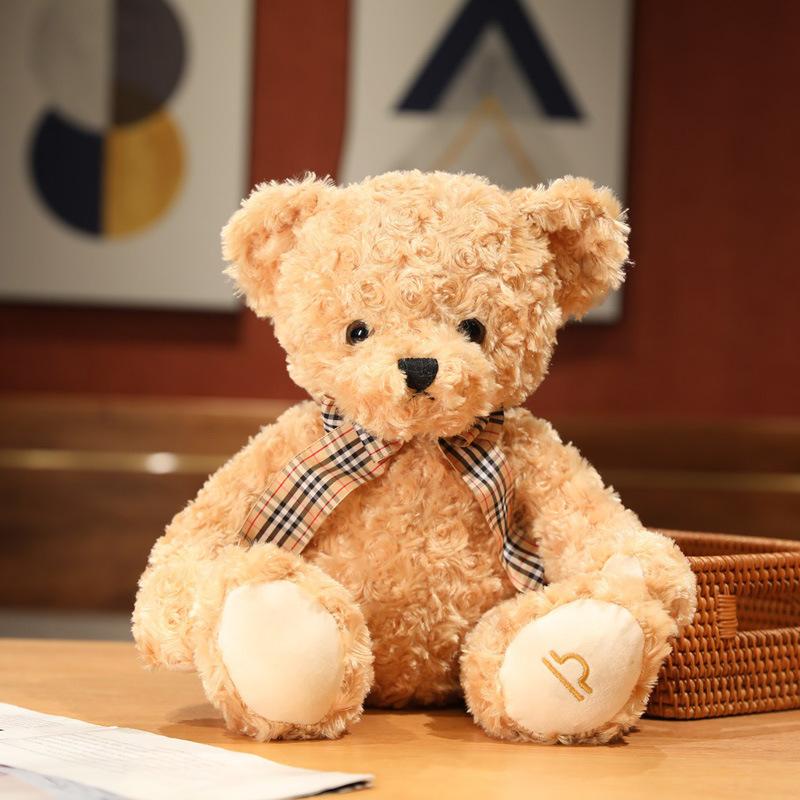 Constellation shy bear teddy bear doll plush toy cuddle bear doll child sleeping soothing rag doll