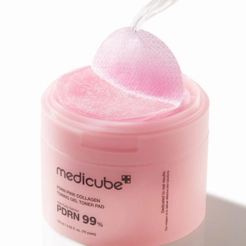Medicube PDRN Pink Collagen Toning Gel Toner Pad 70 pad