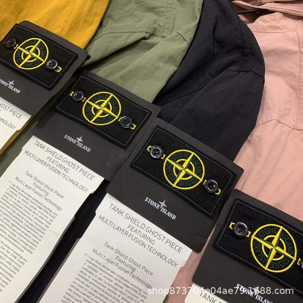 CrossStone Stone Ghost Pocket Compass Armband Workwear Jacket - Casual Trendy Long Sleeve Coat for Men & Women