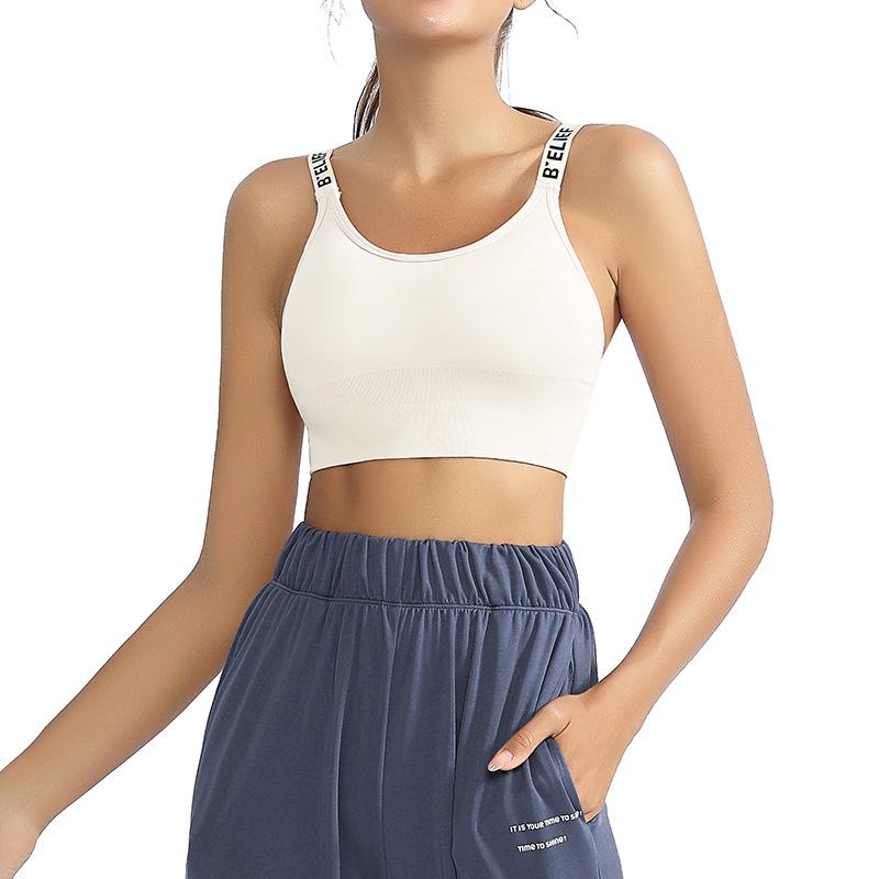 High-Impact Women's Yoga Bra: 4-Row Buckle Sports Vest for Summer