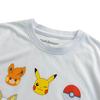 Fineplus Elektrisch Type Korte Mouw en Muggenwerend Pokémon T-shirt, Vochtregulerend, Sneldrogend, Antibacterieel, Geurbestendig,