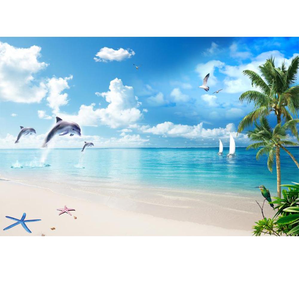 Beach Mural Ocean Coastal Beachy Wallpaper Bedroom Living Room Beach Wall Murals Home Decor