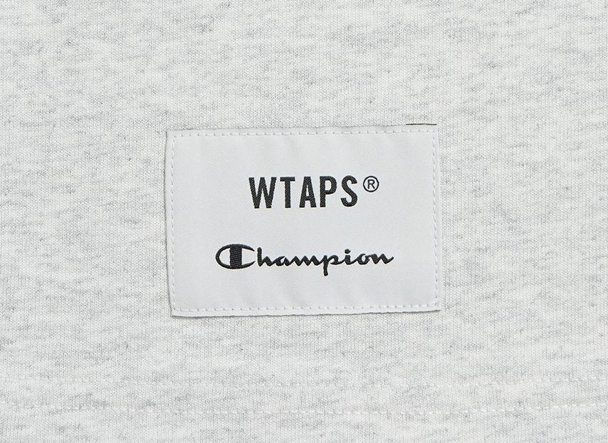 WTAPS X Champion Academy SS Cotton Gray 242HBCHD-CSM01S C8-B363
