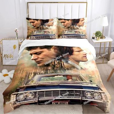 Personality Supernatural Bedding Set Printed Bed Set With Pillowcase Duvet Cover Soft Single Double Queen Super King Size