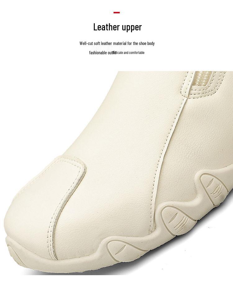 Men's 2025 Winter High-Top Versatile Velvet Shoes: Trendy, Fashionable, and Casual Outdoor Footwear