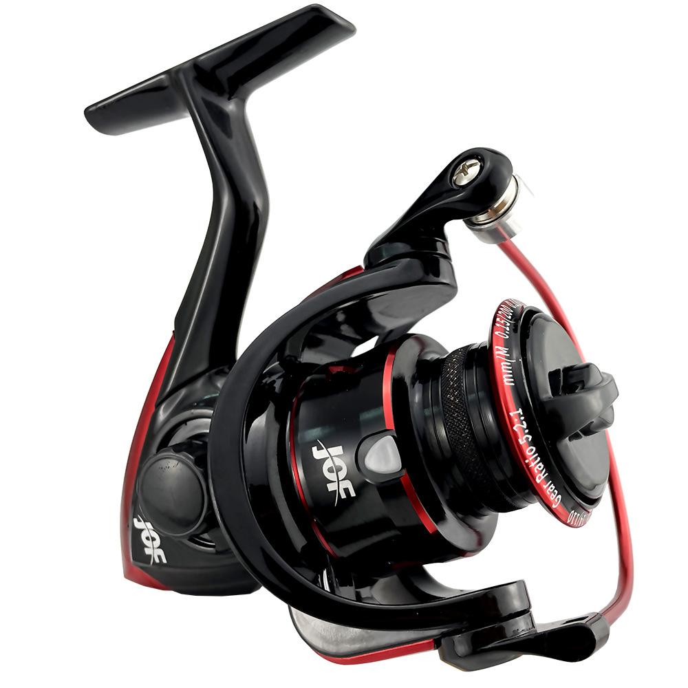 Fishing Spinning Reel HQ2000-5000 Saltwater Freshwater Carp Fish Line Wheel Reel Fishing Wheel Sea Fishing Reel 5000 Series красный
