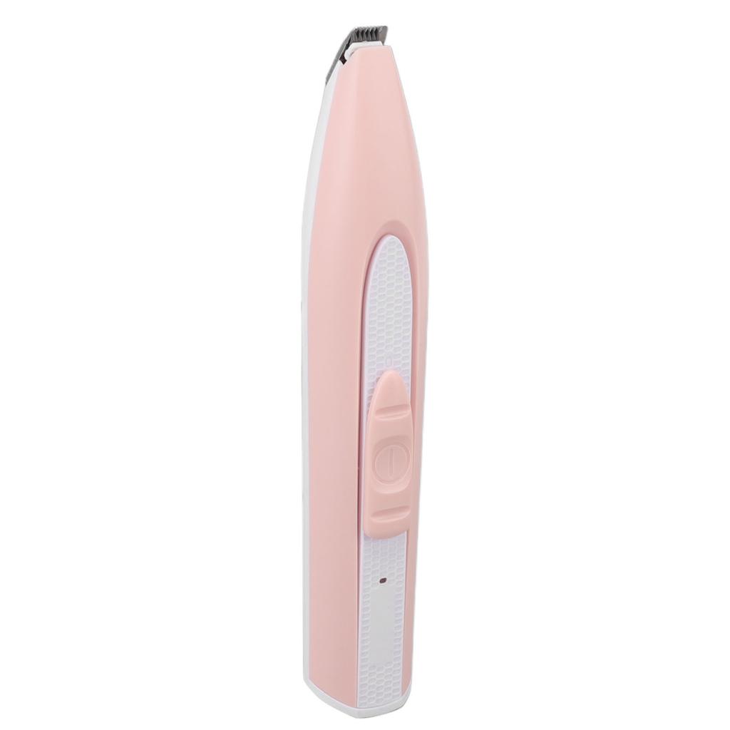 Pet Paw Hair Trimmer USB Rechargeable Low Noise Vibration Safe Dog Cat Grooming Clipper for Ears Face