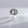 Korea Dongdaemun Ring Hip-hop Style Ins Punk Cross Retro Pattern Ring Female Trend