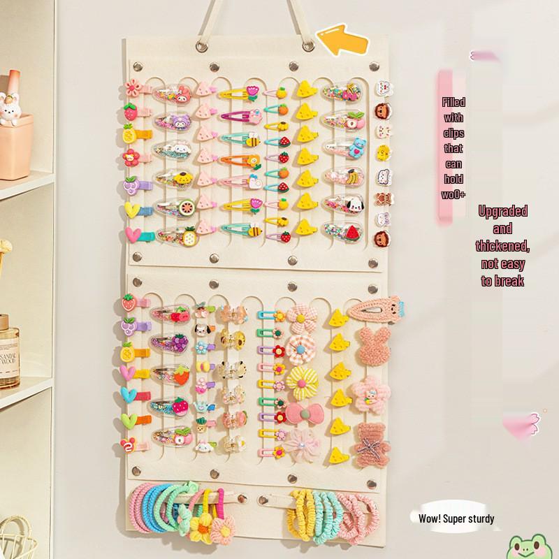 Minimalist Hanging Jewelry and Headwear Organizer Bag