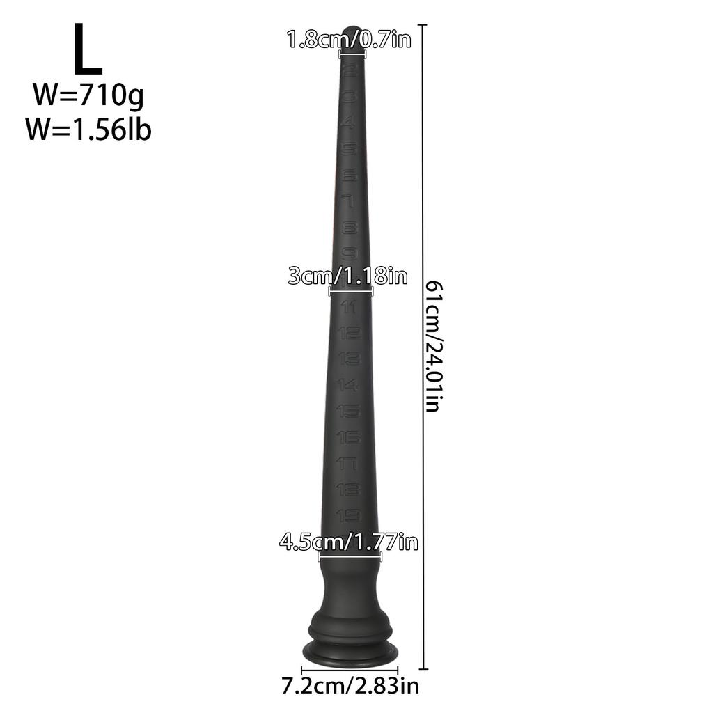 Extra Long Silicone Tail Anal Plug with Scale Flexible Safety Soft Silicone Backside Relax Toy Adult Use