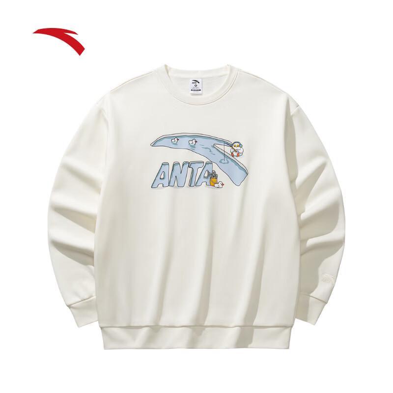 Anta Fan Zhendong Men's Fleece Pullover Sweatshirt