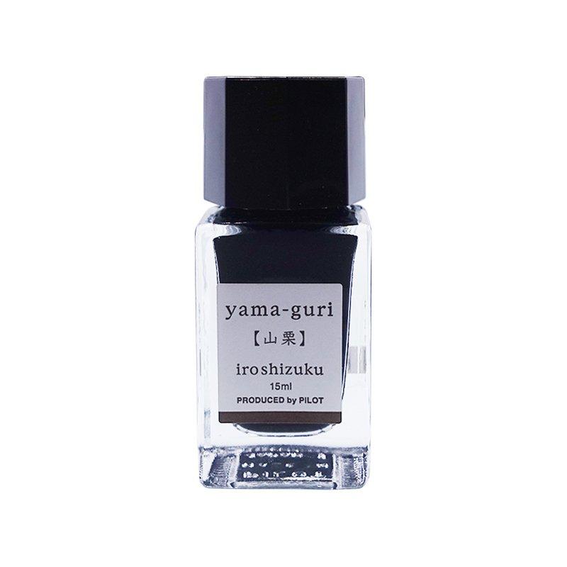 

PILOT fountain pen ink color mini bottle 15ml INK15YG water-based drop/iroshizuku [Yamakuri]