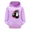 5712 Kids Boys Girls Singer Printed Hooded Pocket Long Sleeves Hoodies