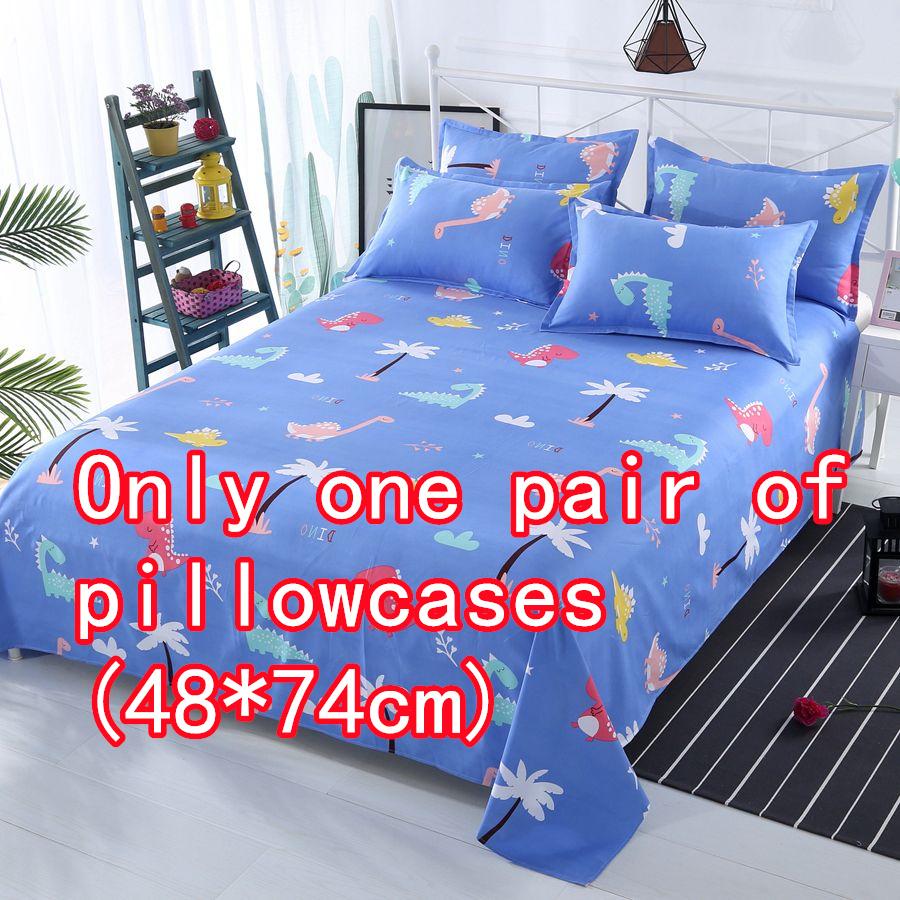 

Щільні для шкіри матові простирадла, потовщене двоспальне односпальне ліжко, різноманітні специфікації простирадл для всіх сезонів pillowcases (48*74cm)