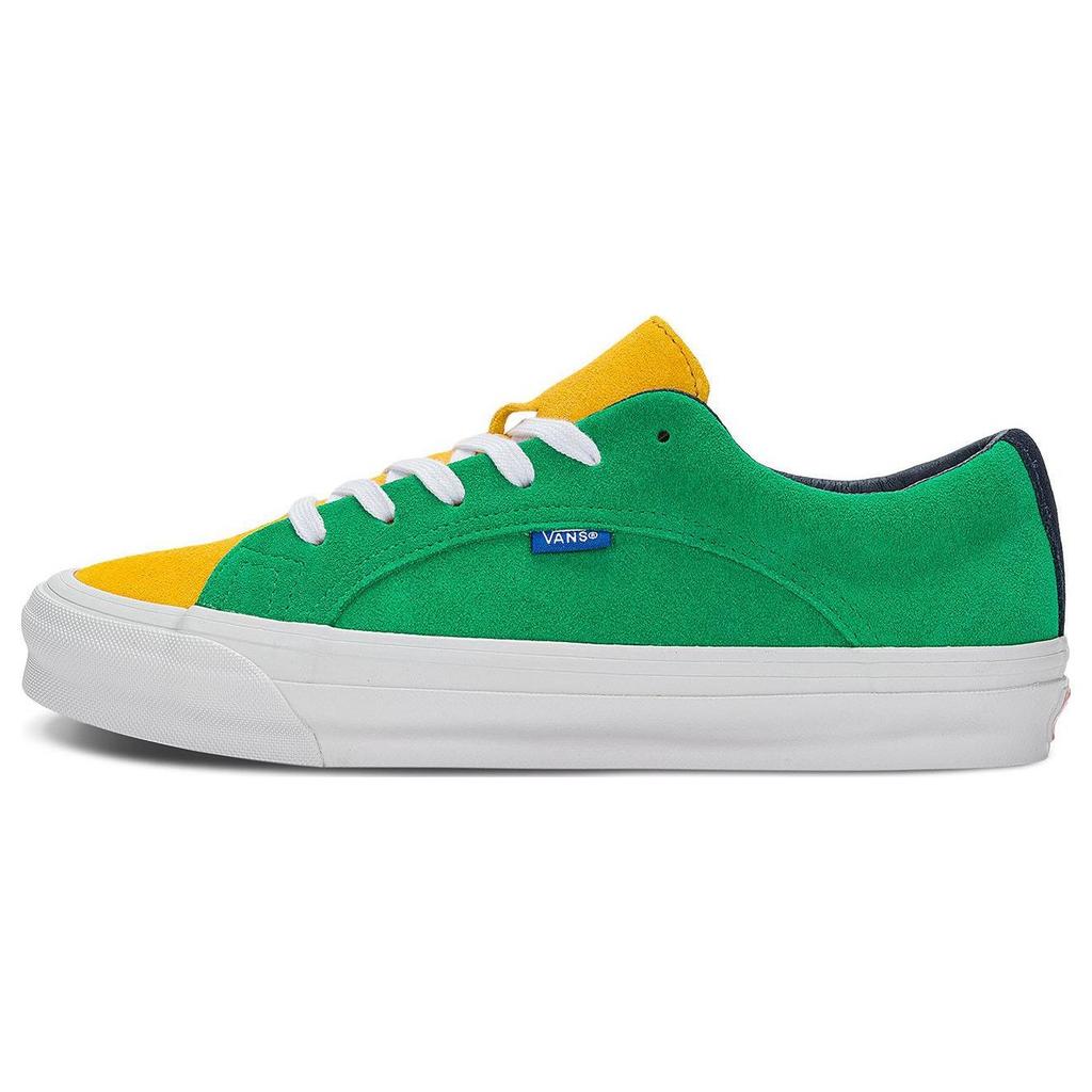 Vans Lampin Casual Low Top Skate Shoes Unisex Sneakers Green Yellow VN0A7Q4U02I