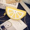 Cute Fruit Chain Messenger Bag Phone Coin Purse Women PU Leather Shoulder Bag