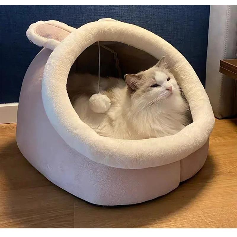 Nou Confort pentru somn adânc în iarnă Pat pentru pisici Coș mic Coș Produse pentru casă pentru câini mici Cort pentru animale de companie Cozy Cave Nest Indoor Cama Gato