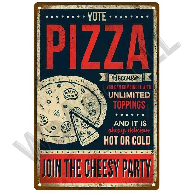 Metal Signs Exquisite Fast Food Boards Tin Sign Boards Vintage Restaurants Home Bars Cafes Kitchens Metal Posters Wall Decoration Accessories