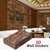 70X100cm 3D kendinden yapışkanlı antika duvar kağıdı oturma odası duvar dekorasyonu duvar çıkartmaları