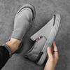 Summer Sneakers Casual Shoes for Men Simple Black Slip-on New In Leisure Retro Elegant Free Delivery Promotion Common Men Shoe