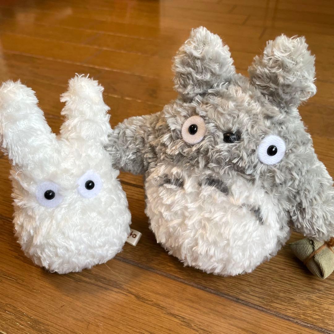My Neighbor Totoro Plush Toy Set of 2, Big Totoro and Little Totoro