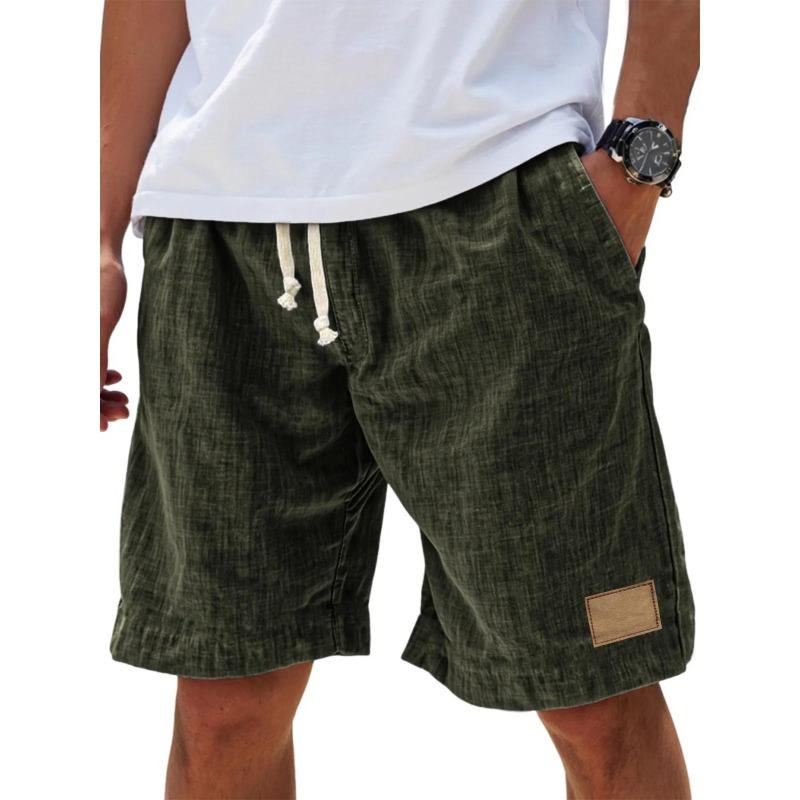 New Arrival Men's Retro Breathable Linen Loose Holiday Shorts Fashion Casual Shorts