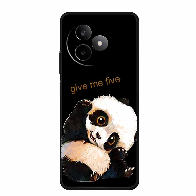 Phone Case For Xiaomi Redmi K80 Ultra Case Soft Black Silicone Cartoon Cat TPU Funda For Redmi K 80 Ultra Case Coque 6.83" Shell