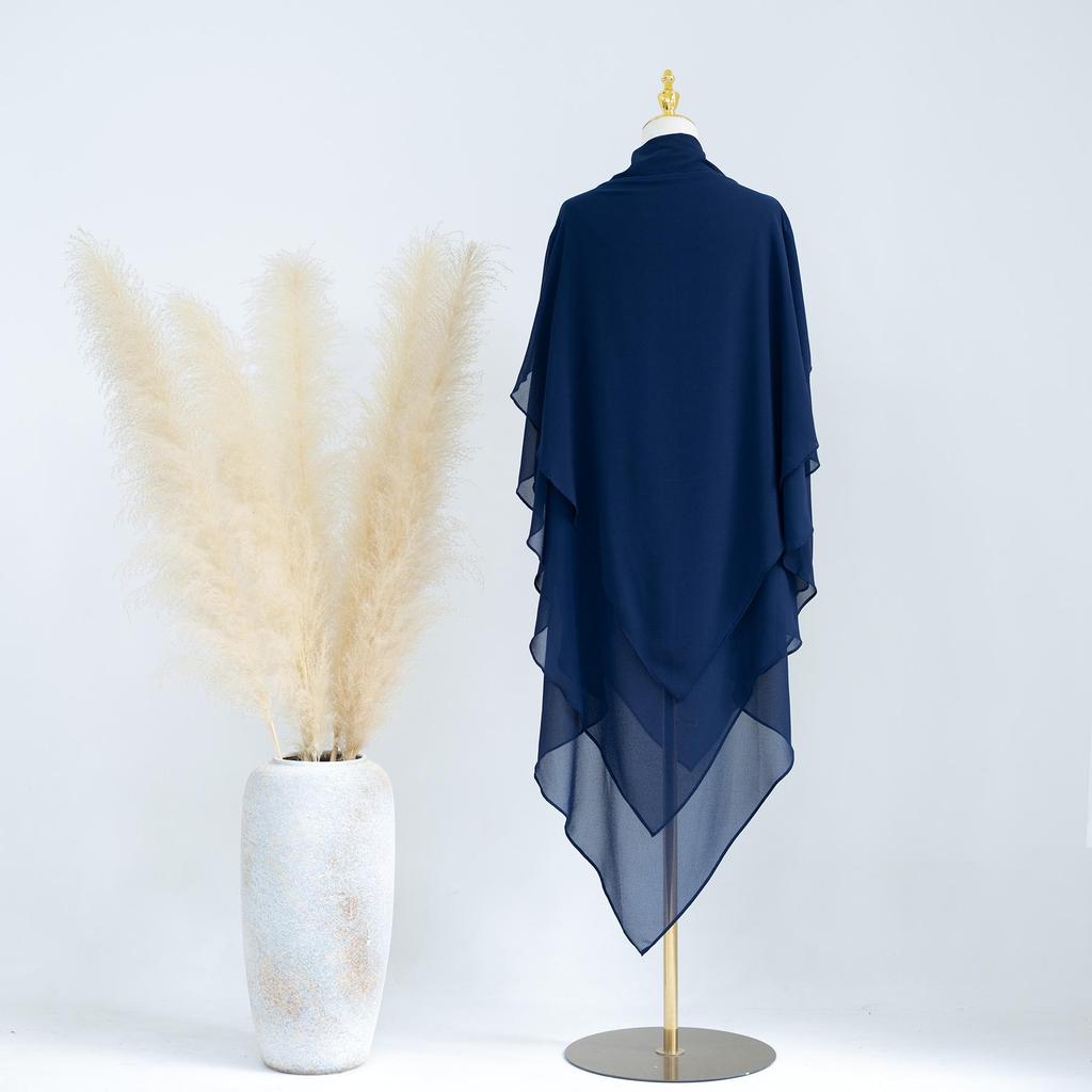 Loriya Eșarfă de cap culoare uni, Stil Orient Mijlociu Dubai Turcia HJ909