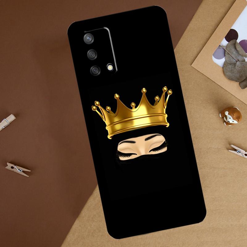 Niqab queen Islamic muslimah woman For Oppo A80 A60 A40 A74 A94 A54 A18 A38 A58 A78 A98 A16 A76 A96 A15 A57S A17 A77 Phone Case