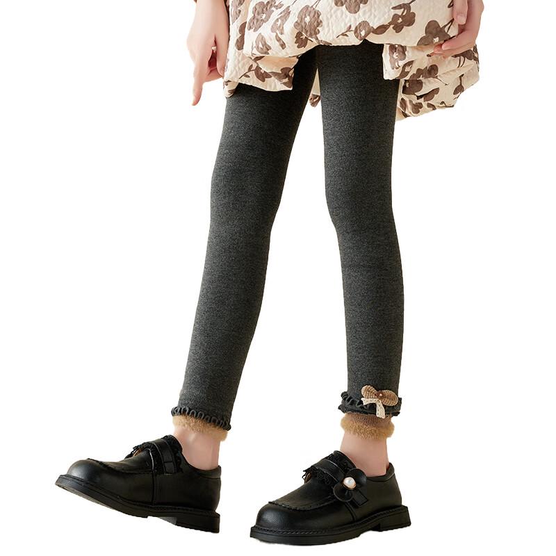 LANGSHA Girls' Thermal Fleece-Lined Leggings