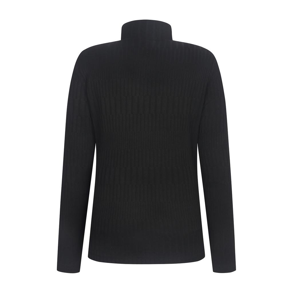 Superior Women'S Transitional Turtleneck T-Shirt Black (Iw0Eks30239)