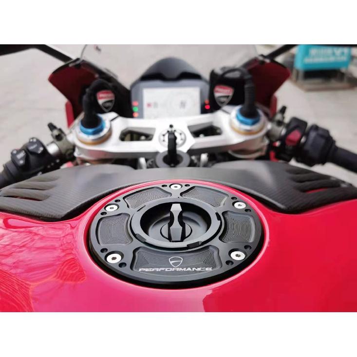 Kryt palivové nádrže motocyklu Quick Racing pro DUCATI, SCRAMBLER, STREETFIGHTER 1199 959 859 V2 V4 V4S