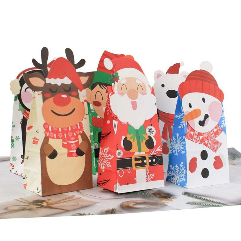 Santa Claus Party Decoration Christmas Ornament Gift Bags Christmas Decorations Food Packing Bags
