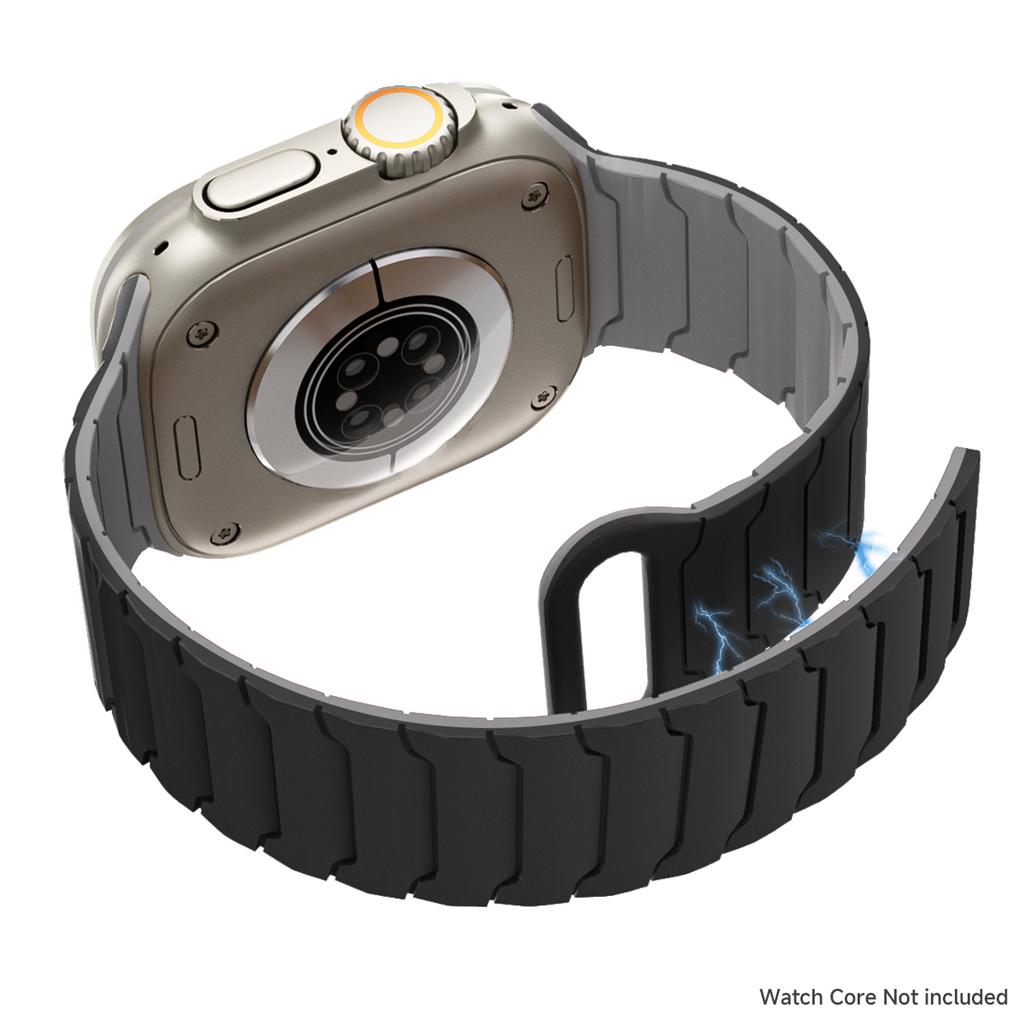 Silicone Magnetic Strap for Apple Watch Band Ultra 3 49mm Series 11 46mm 9/8/7 45 41mm Sport Bracelet IWatch 6 5 4 SE3 44mm 40mm