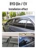Rain Guards for BYD Qin PLUS, Qin EV, and Qin Pro Car Windows
