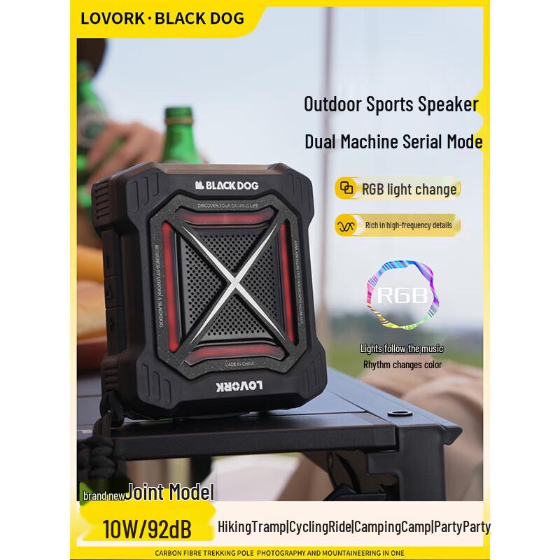 

LOVORK Black Warrior Mini Portable Bluetooth Speaker