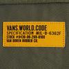 Vans Olivgrüne Fleece-Paneele Stehkragen Isolierte Jacke VN0A5F4TKCZ