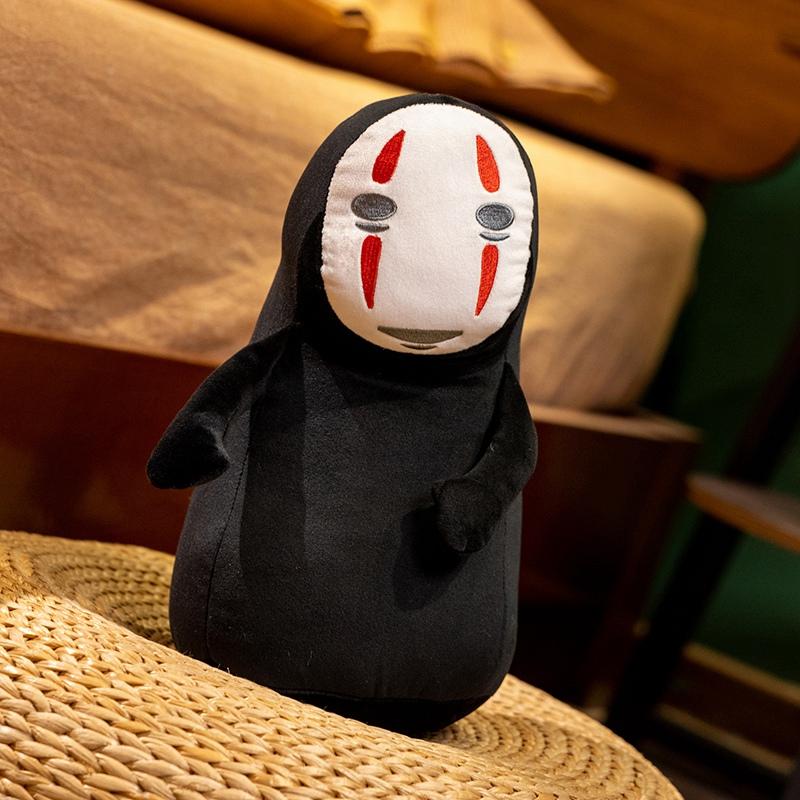 

Japanese Anime Movie No Face Man Figure Doll Stuffed Plush Intresting Toy Home Decro Birthday Gifts about 30cm