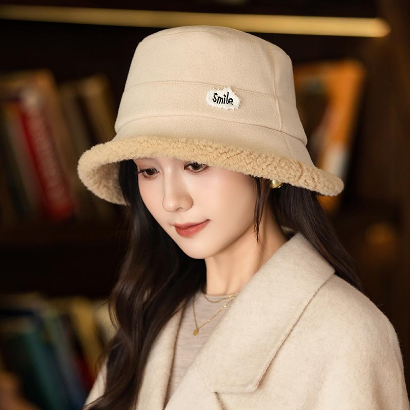 

Женская панама с необработанными краями, осенне-зимняя, с толстой подкладкой, шляпа-ведро, уличная ветрозащитная теплая шляпа, новая One Size